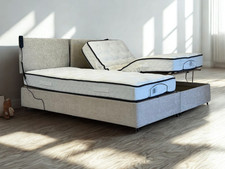 Dual Heavy Duty Mobility Electric Adjustable Beds+ Pocket Sprung Mattress 5ft