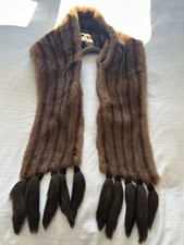 VINTAGE FUR MINK LONG STOLE