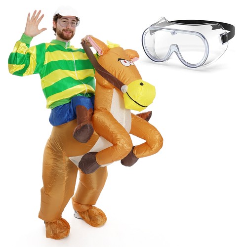 Green jockey costume riding - costume,