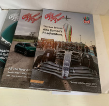 Alfa Romeo Owners Club Magazines x 3 Feb,  June, Dec 23