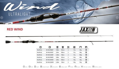 Jaxon red wind - light, fishing