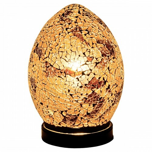 Egg lamp golden - egg,