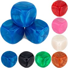 Blank Dice PEARL Round Corner