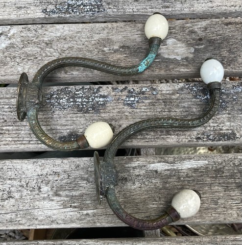 Pair antique victorian cast - victorian,
