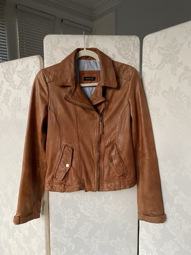Massimo dutti leather jacket - leather,