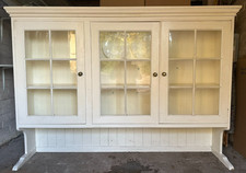 Large White English Dresser with Cupboards & Drawers ** price reduced **