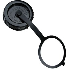 Aquaroll Wastemaster 80 mm Replacement Water Cap with Strap Black