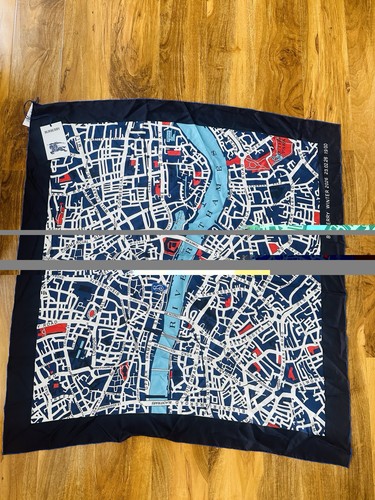 Burberry london map silk - burberry,