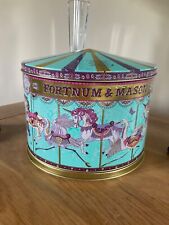 Fortnum & Mason Magnificent Merry-Go-Round Musical Carousel Biscuit Tin - Empty