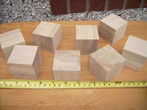 Wood cubes wooden - 6x, cubes.