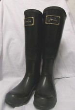 Joules Black Wellies Size UK