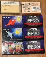 6 C90 cassette tapes TDK FE90