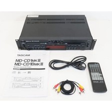 Tascam Combination Minidisc Recorder/CD Player MD-CD1MKIII TEAC Used WORKING