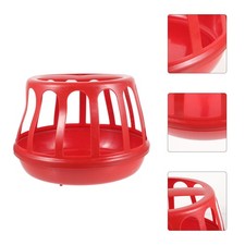 Chicken Feeder Portable Chicken Feeding Trough Poultry Food Feeding Container