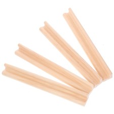  4 Pcs Wooden Domino Trays