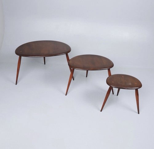 Vintage ercol nest pebble - ercol,