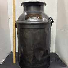 Antique Vintage Milk Can Keystone  Daires Primitive Rustic  Dairy Farm 18”H