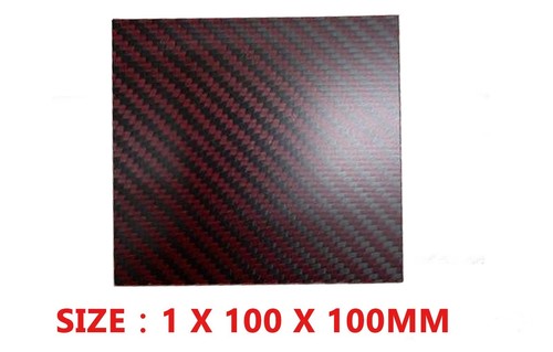 Red black matte carbon - matte, fiber