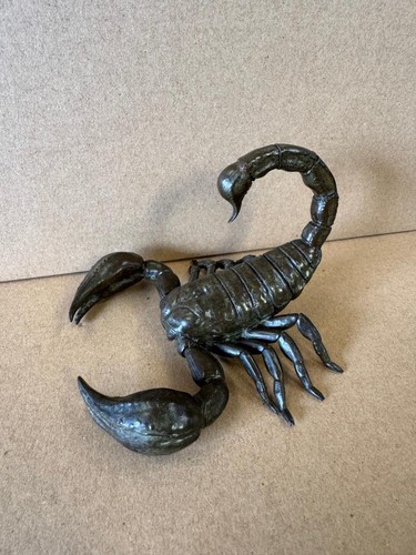 Japanese bronze scorpion - bronze,
