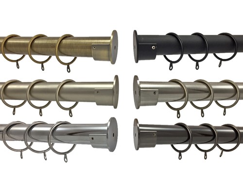 Recess curtain pole 28mm - curtain,