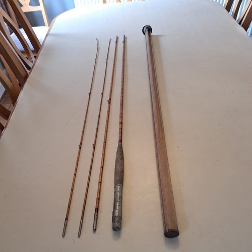Split cane fly rod marked - split,