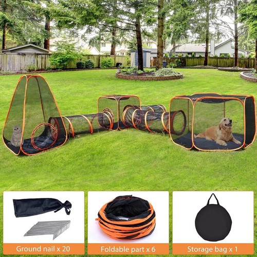 Pet tunnel dog playpen - tunnel,