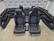 Porsche Macan 95B 2014-2020 Black Half Leather Interior Seats & Door Cards