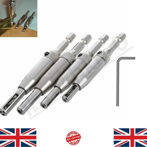 Door lock hinge drill - 5x,