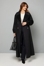 Wallis Black Coat Womens Smart Jackets & Coats