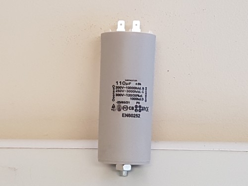 Capacitor suits belle 110v - capacitor,
