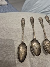 Vintage EPNS  Spoons Jobl Lot 4x Spoons