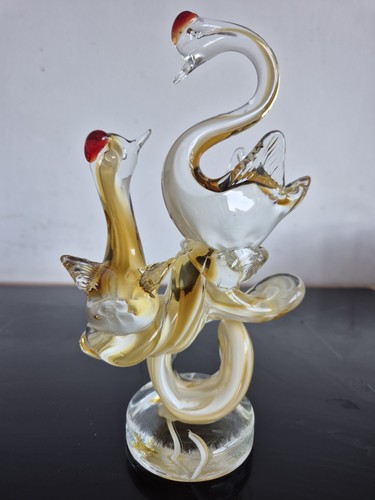Vintsge murano glass - murano, swan