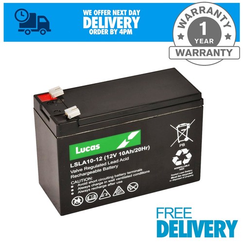 Lucas 12v 10ah rechargeable - lucas,