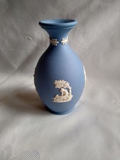 Wedgwood Blue Jasperware Poise Vase