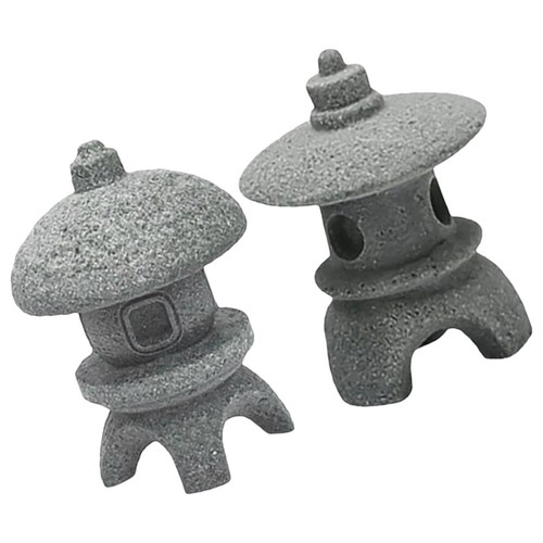 2pcs mini zen garden - mini, pagoda