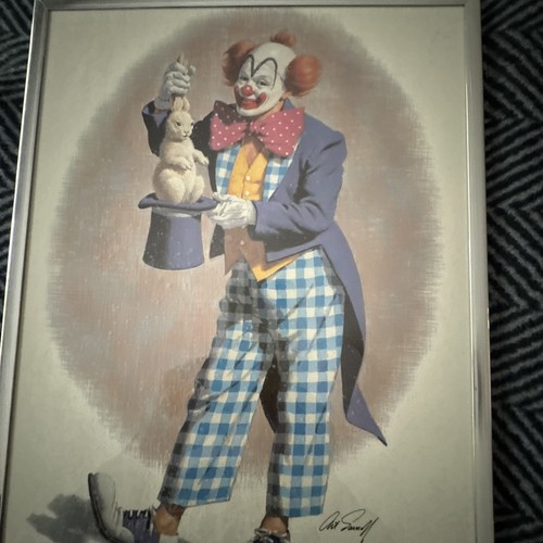 Framed arthur sarnoff - arthur, clown