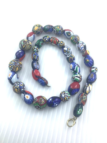 Venetian millefiori glass bead - venetian,