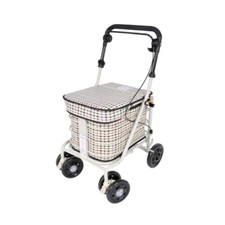 SHOPPING TROLLEY with Seat (FULLY ASSEMBLED)