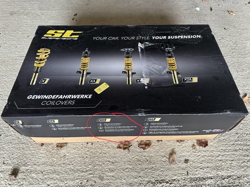 Bnib st coilover suspension - st,