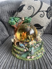 Disney Bambi Little April Showers Musical Snow Globe With Motion Vintage & Rare