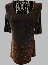 M&S SPARKLE TUNIC DRESS SIZE