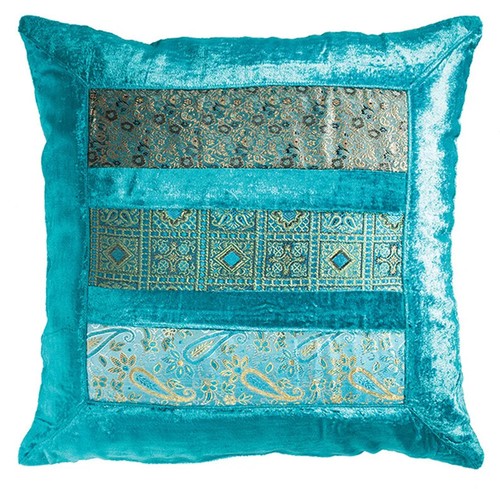 Blue cushion cover turquoise - blue,