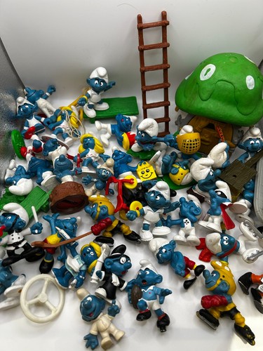 Vintage schleich peyo smurfs - peyo,