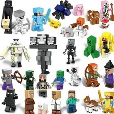 Set of 29 Minecraft Building Blocks Figures Toy Minifigures Gift