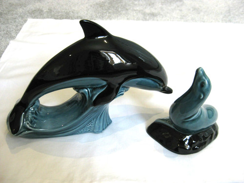 Poole pottery dolphin 15cm - dolphin, (15cm