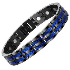 Black & Blue Titanium Magnetic