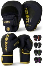 CHILDREN'S Boxing Gloves Focus Pads Set Kids Junior Punch Bag Sparring Training