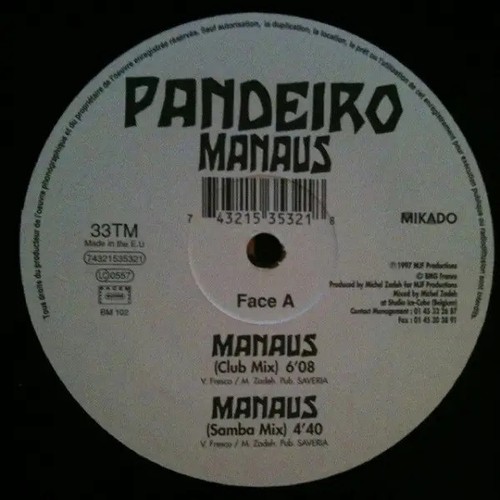 Pandeiro manaus vinyl - manaus, single