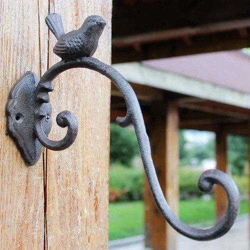 Cast iron wall hook - cast,