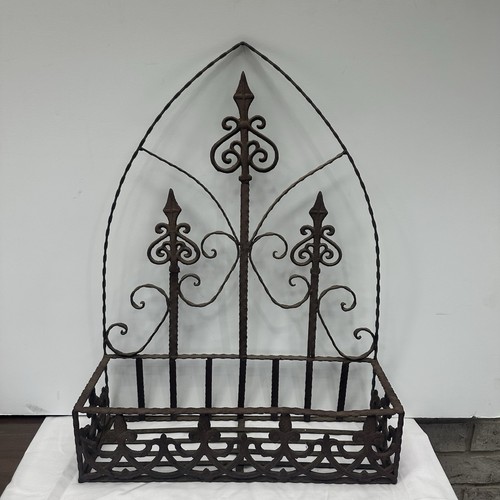 Vintage wrought iron wall - vintage,